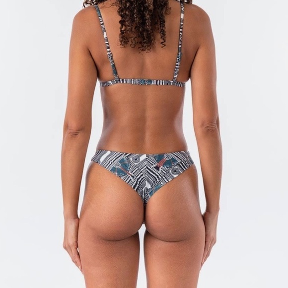 Bromelia Swimwear Valentina Bikini Bottoms in Amazonia print sz Large NWT - Picture 5 of 7